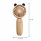 Wrapables Mini Portable Handheld and Desktop Rechargeable USB Fan, Beige Bear